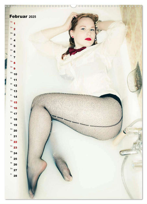 Sexy in der Wanne (CALVENDO Premium Wandkalender 2025)