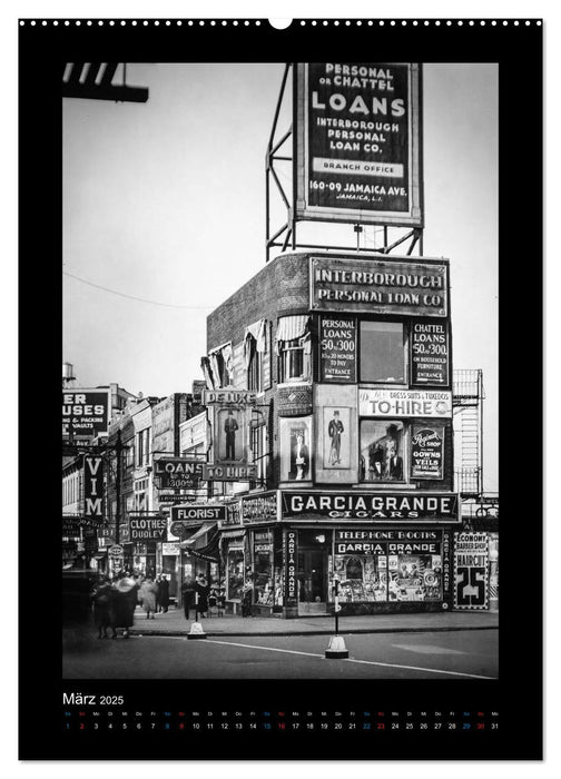 New York in Ansichten von 1936 (CALVENDO Premium Wandkalender 2025)