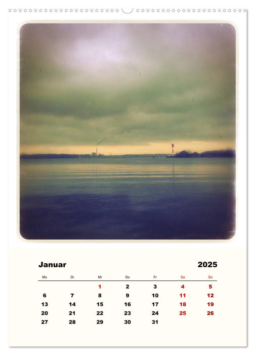 Ostsee Träumereien - Romantische Ansichten von Strande und Kiel-Holtenau (CALVENDO Premium Wandkalender 2025)