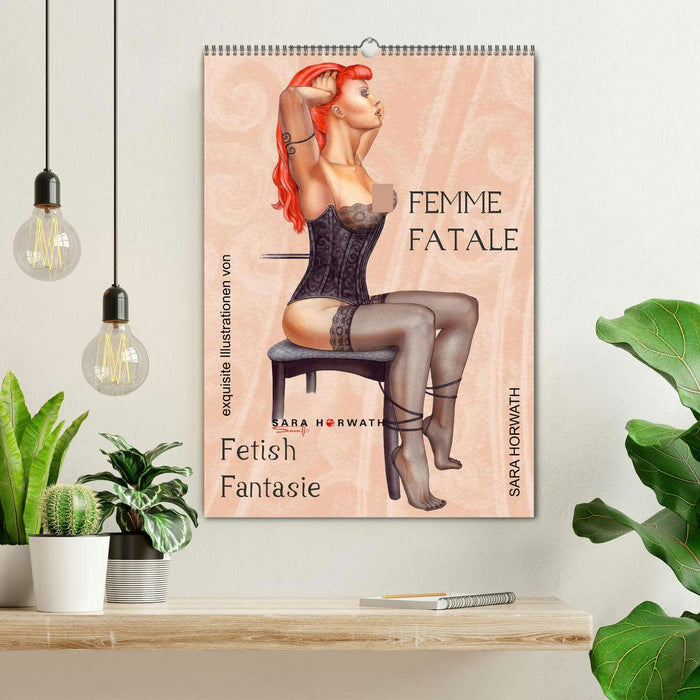 Femme Fatale - Fetisch Fantasien (CALVENDO Wandkalender 2025)