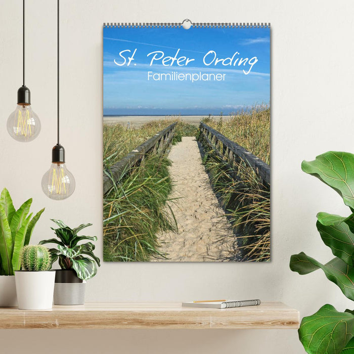 St. Peter Ording Familienplaner (CALVENDO Wandkalender 2025)