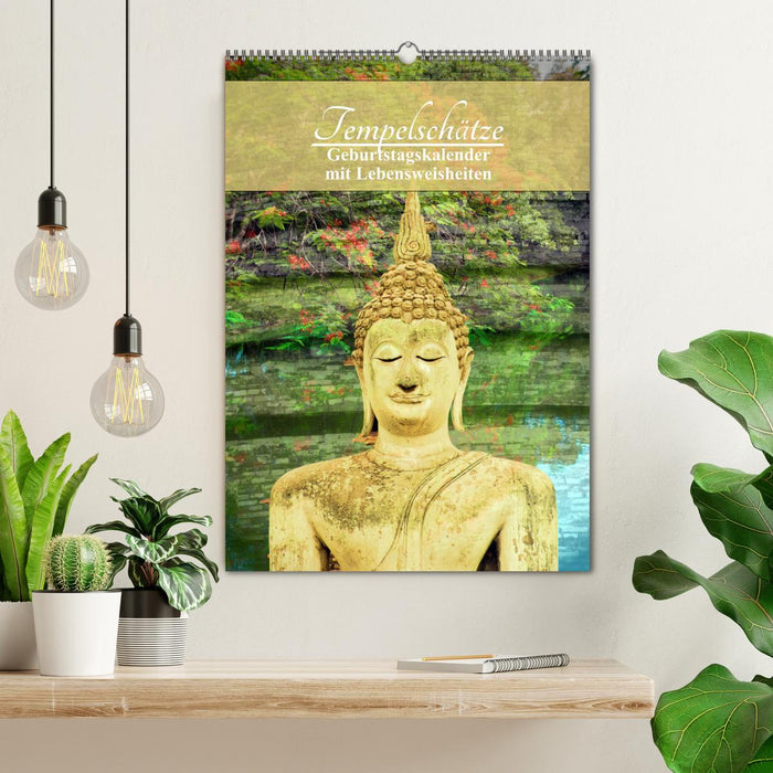 Tempelschätze (CALVENDO Wandkalender 2025)