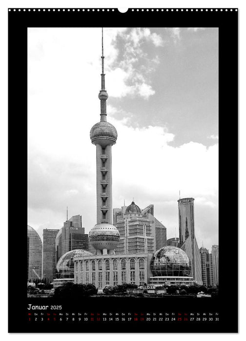 Shanghai zwischen Tradition und Business (CALVENDO Premium Wandkalender 2025)