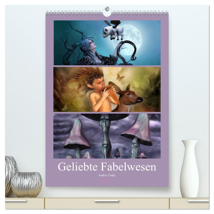 Geliebte Fabelwesen (CALVENDO Premium Wandkalender 2025)