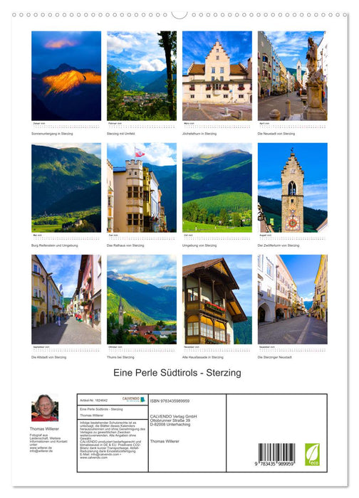 Eine Perle Südtirols - Sterzing (CALVENDO Premium Wandkalender 2025)
