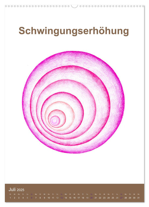 Delfinheilsymbole (CALVENDO Premium Wandkalender 2025)