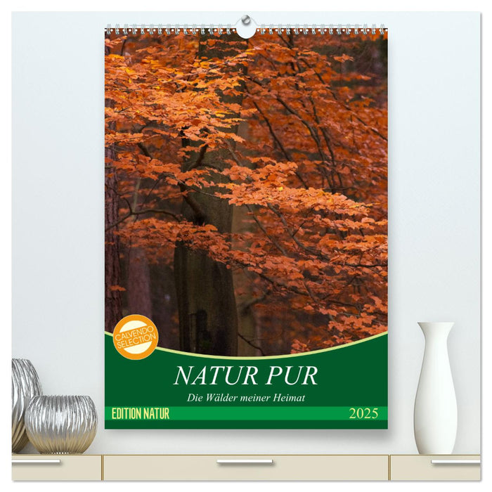 NATUR PUR - Die Wälder meiner Heimat (CALVENDO Premium Wandkalender 2025)