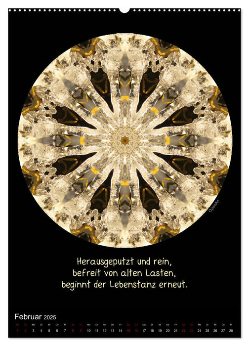 NaturMandalas - Jeder Zeitraum offenbart seine Qualität (CALVENDO Premium Wandkalender 2025)