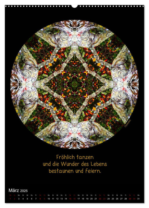 NaturMandalas - Jeder Zeitraum offenbart seine Qualität (CALVENDO Premium Wandkalender 2025)