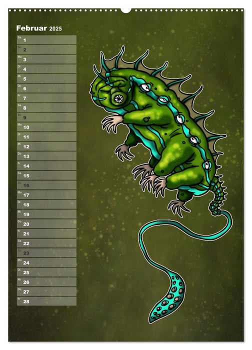 Bestiarium Vladi Krafft (CALVENDO Premium Wandkalender 2025)