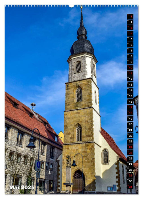 Crailsheim - Stadt der Türme an der Jagst (CALVENDO Premium Wandkalender 2025)