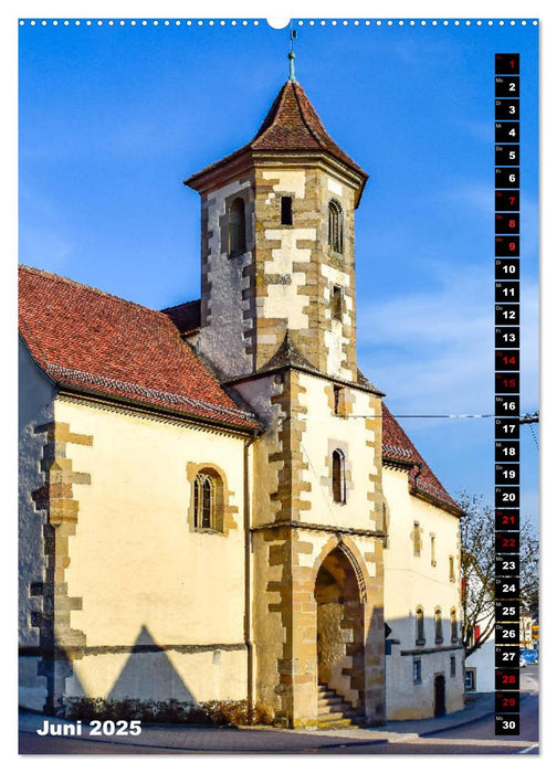 Crailsheim - Stadt der Türme an der Jagst (CALVENDO Premium Wandkalender 2025)