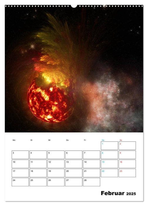 Im Weltraum (CALVENDO Premium Wandkalender 2025)