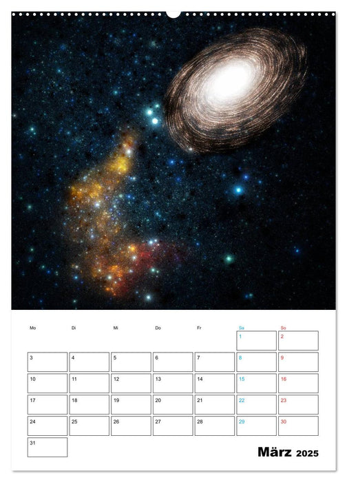 Im Weltraum (CALVENDO Premium Wandkalender 2025)