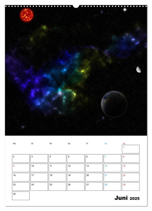 Im Weltraum (CALVENDO Premium Wandkalender 2025)