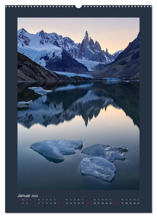 Patagonien: Sehnsuchtsziel am Ende der Welt (CALVENDO Premium Wandkalender 2025)