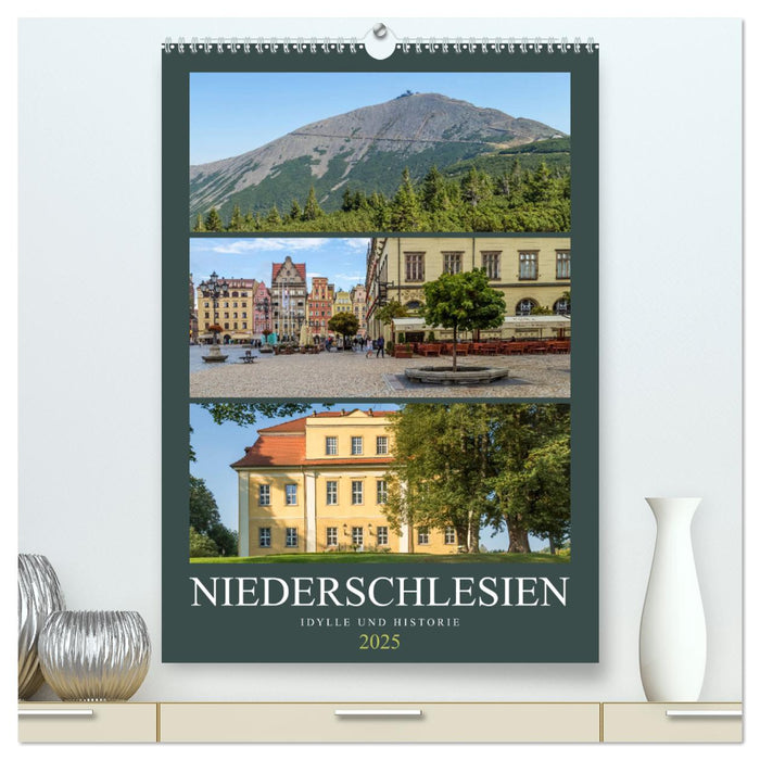 NIEDERSCHLESIEN Idylle und Historie (CALVENDO Premium Wandkalender 2025)