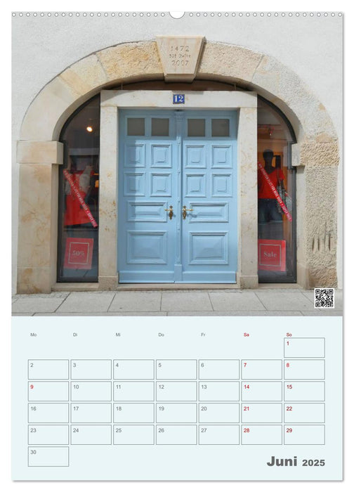 Türen und Portale in Pirna (CALVENDO Premium Wandkalender 2025)