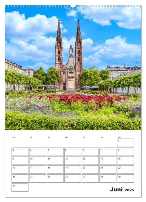 Wiesbaden Terminplaner (CALVENDO Wandkalender 2025)