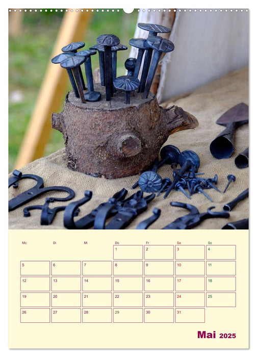 Spektakulum - Mittelalterliches Kalendarium (CALVENDO Premium Wandkalender 2025)