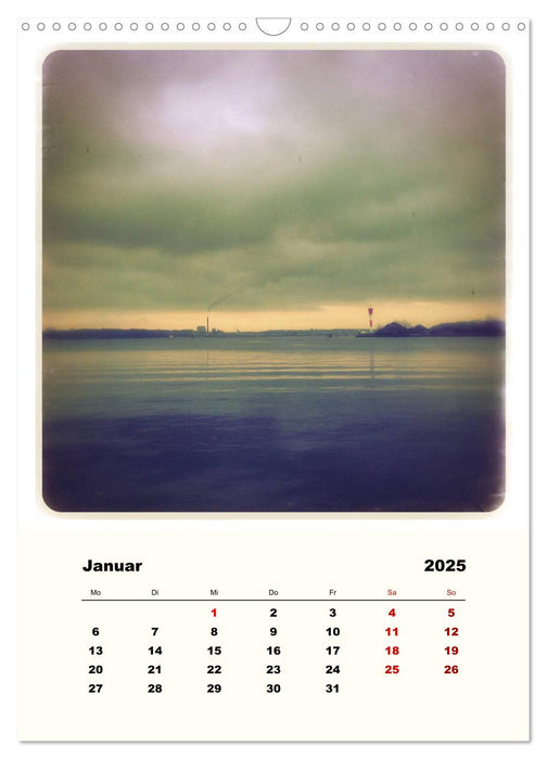 Ostsee Träumereien - Romantische Ansichten von Strande und Kiel-Holtenau (CALVENDO Wandkalender 2025)