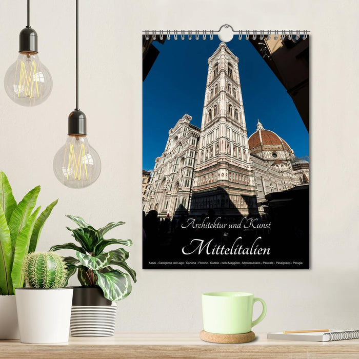 Architektur und Kunst in Mittelitalien (CALVENDO Wandkalender 2025)