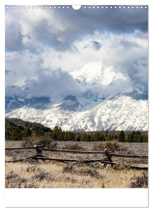 Teton Range - Der Grand Teton National Park (CALVENDO Wandkalender 2025)