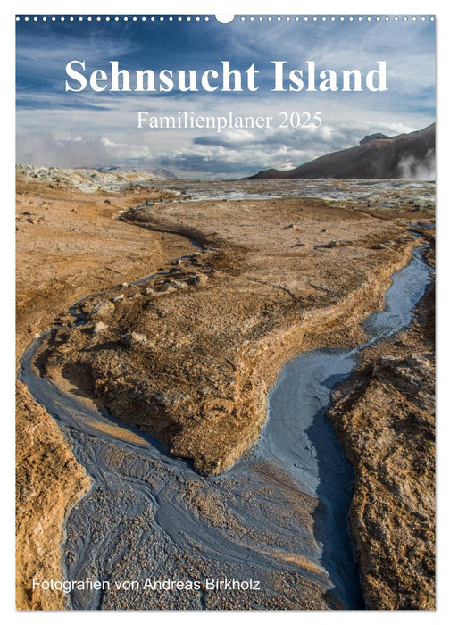 Sehnsucht Island Familienplaner 2025 (CALVENDO Wandkalender 2025)