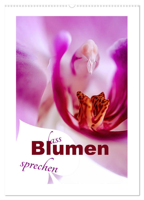 Lass Blumen sprechen (CALVENDO Wandkalender 2025)