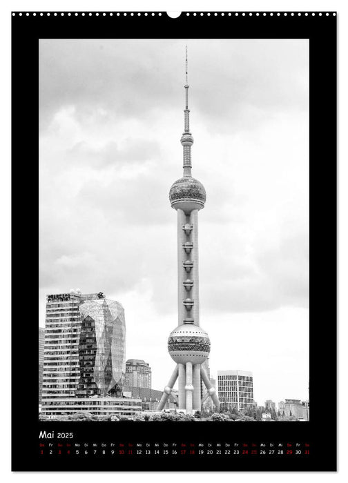 Shanghai zwischen Tradition und Business (CALVENDO Wandkalender 2025)