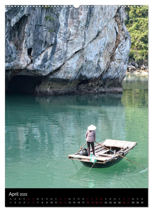 Ha Long Bay, Kreuzfahrt in Vietnam (CALVENDO Premium Wandkalender 2025)