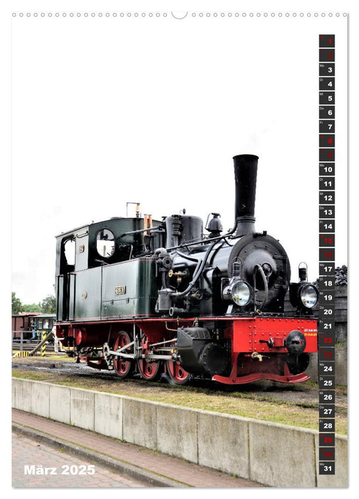 EISENBAHN - NOSTALGIE - 2025 (CALVENDO Premium Wandkalender 2025)