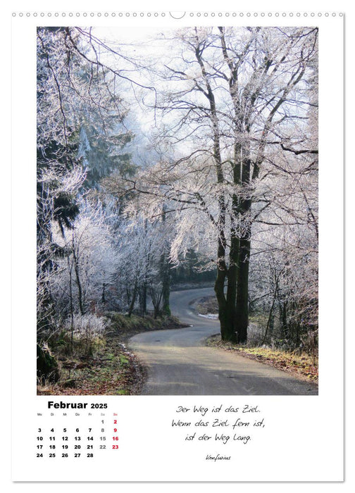 Wege durchs Jahr - Spaziergänge im schönen Nordhessen (CALVENDO Wandkalender 2025)