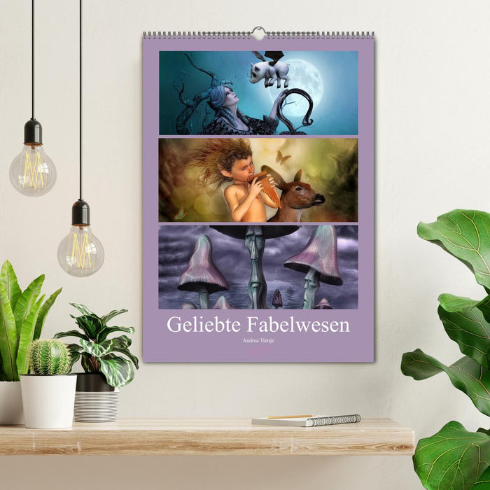 Geliebte Fabelwesen (CALVENDO Wandkalender 2025)