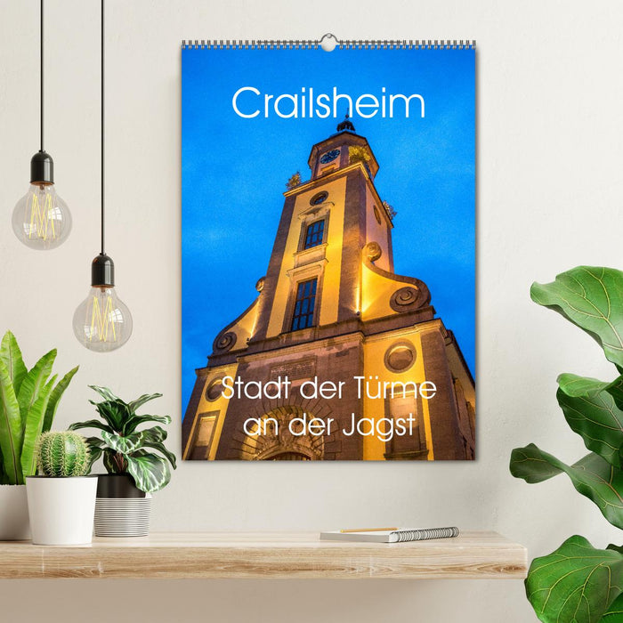 Crailsheim - Stadt der Türme an der Jagst (CALVENDO Wandkalender 2025)