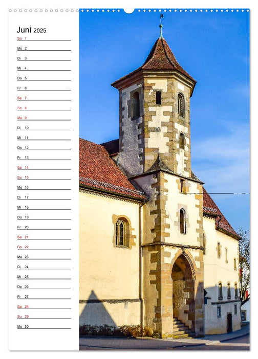 Crailsheim - Stadt der Türme an der Jagst (CALVENDO Wandkalender 2025)