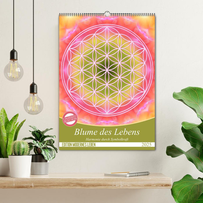 Blume des Lebens - Harmonie durch Symbolkraft (CALVENDO Wandkalender 2025)