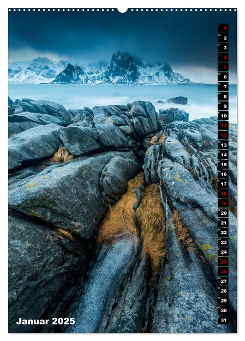 Lofoten. Poetische Landschaften (CALVENDO Premium Wandkalender 2025)