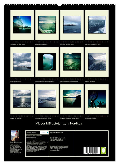 Mit der MS Lofoten zum Nordkap (CALVENDO Premium Wandkalender 2025)
