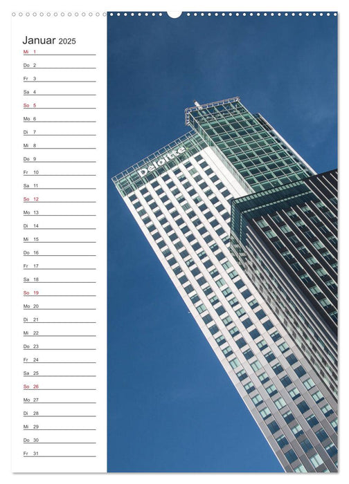 Rotterdam: Blick auf Fassaden (CALVENDO Premium Wandkalender 2025)