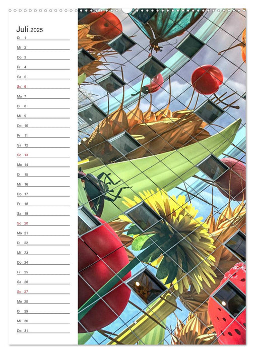 Rotterdam: Blick auf Fassaden (CALVENDO Premium Wandkalender 2025)