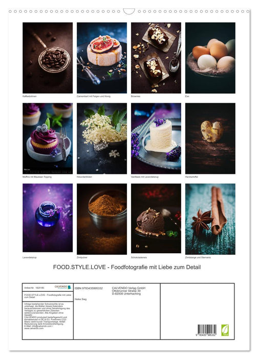 FOOD.STYLE.LOVE - Foodfotografie mit Liebe zum Detail (CALVENDO Wandkalender 2025)