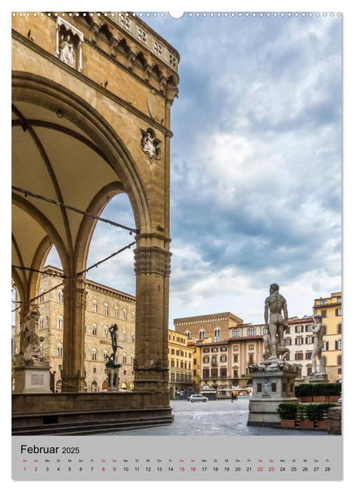 FLORENZ Impressionen bei Tag und Nacht (CALVENDO Premium Wandkalender 2025)