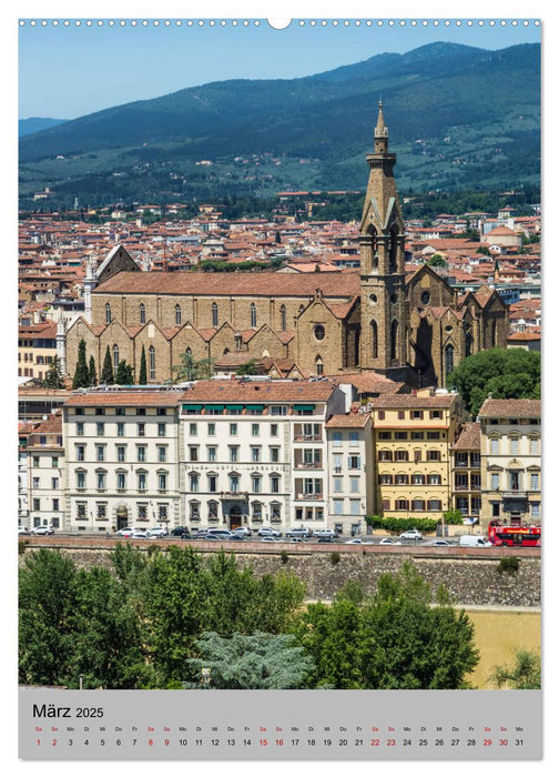 FLORENZ Impressionen bei Tag und Nacht (CALVENDO Premium Wandkalender 2025)