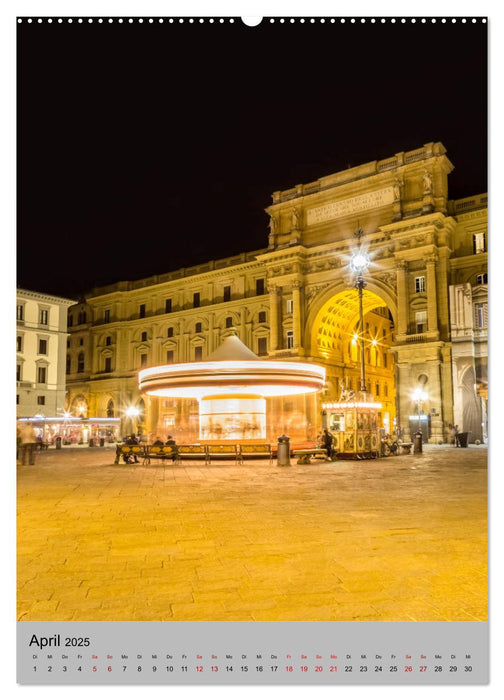 FLORENZ Impressionen bei Tag und Nacht (CALVENDO Premium Wandkalender 2025)