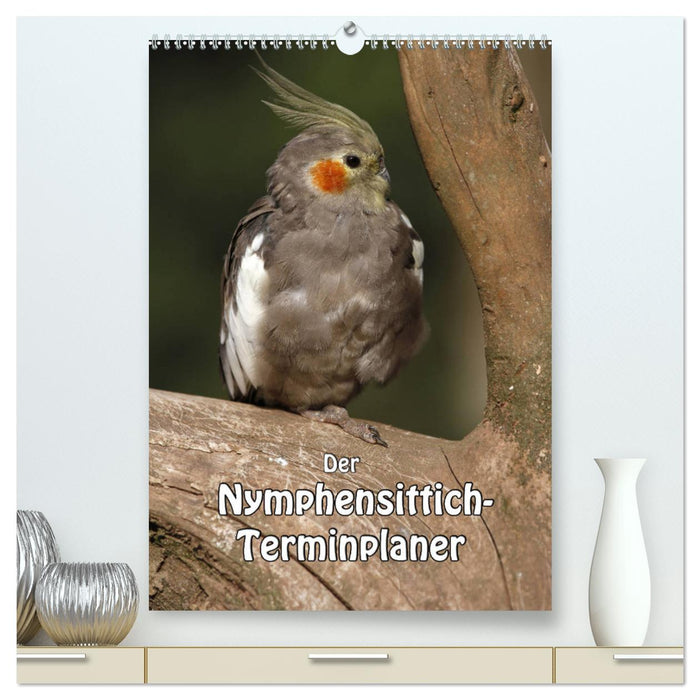 Der Nymphensittich-Terminplaner (CALVENDO Premium Wandkalender 2025)