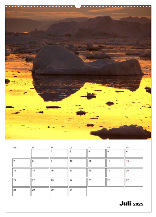 Die Eisberge von Ilulissat (CALVENDO Premium Wandkalender 2025)