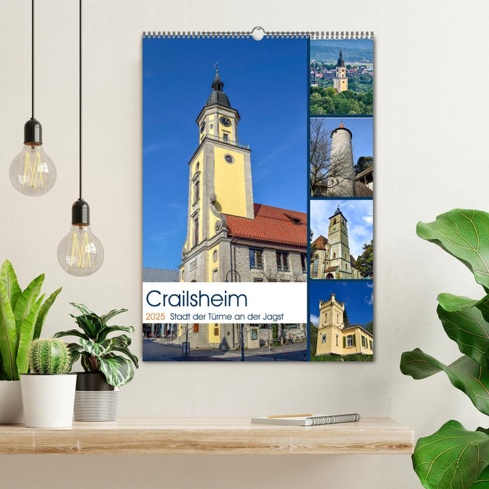 Crailsheim - Stadt der Türme an der Jagst (CALVENDO Wandkalender 2025)