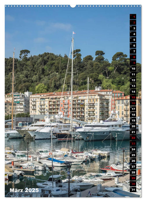 Idyllisches Nizza (CALVENDO Premium Wandkalender 2025)