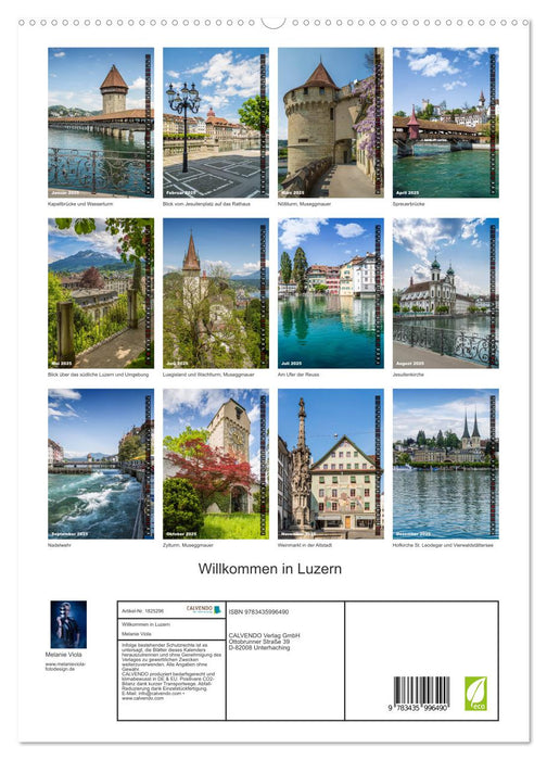 Willkommen in Luzern (CALVENDO Premium Wandkalender 2025)